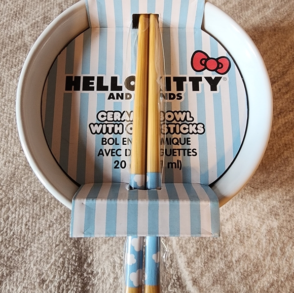 Hello Kitty Ramen bowl with chopsticks - Picture 3 of 3